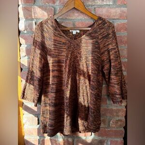 Studio Works Autumn Tones Knit Sweater